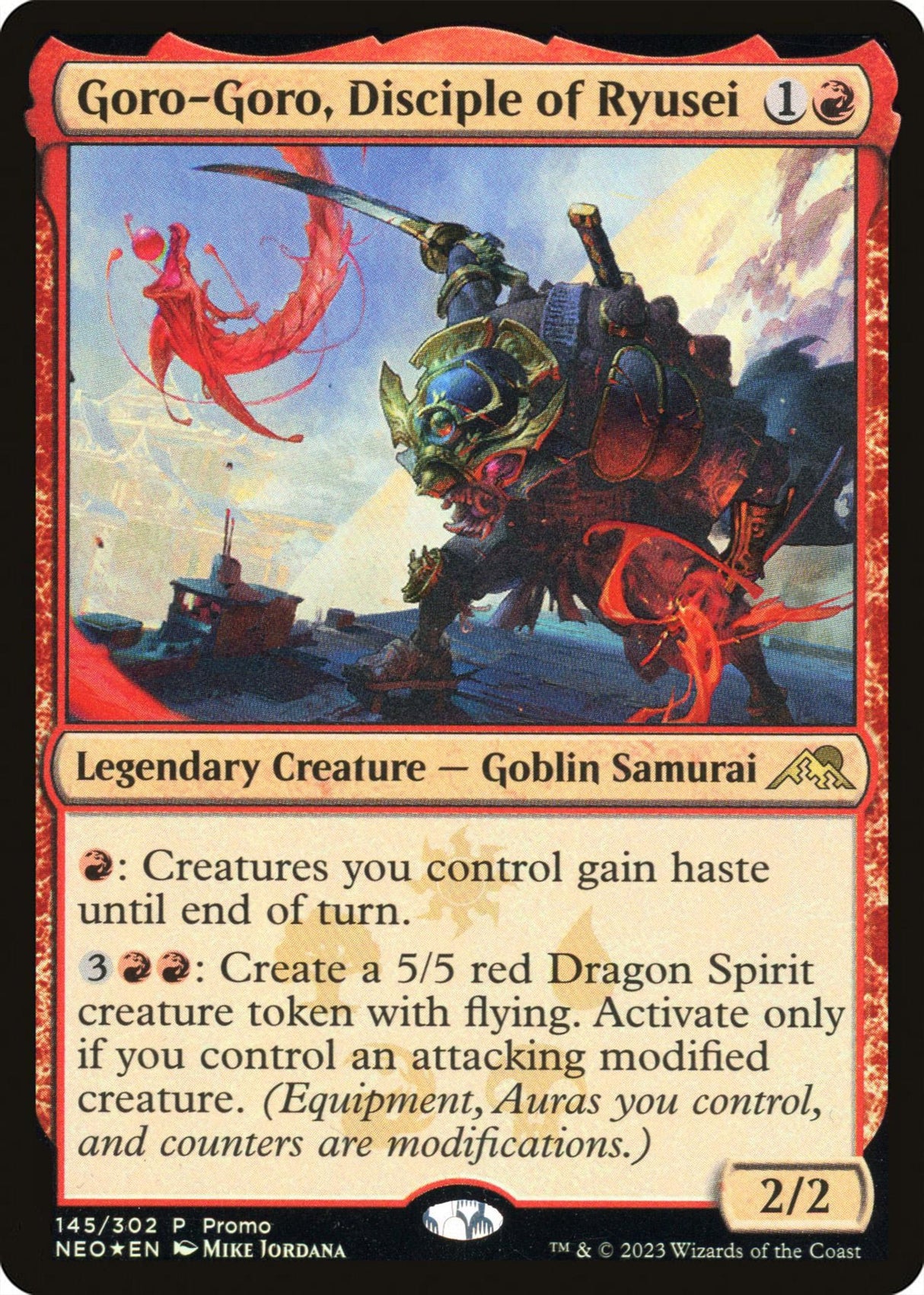 Goro-Goro, Disciple of Ryusei [Kamigawa Neon Dynasty Media Promos]