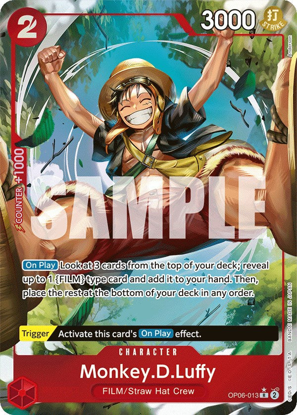 Monkey.D.Luffy (Alternate Art) [Wings of the Captain] opo6-013