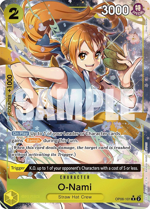 O-Nami (Alternate Art) [Wings of the Captain] op06-101