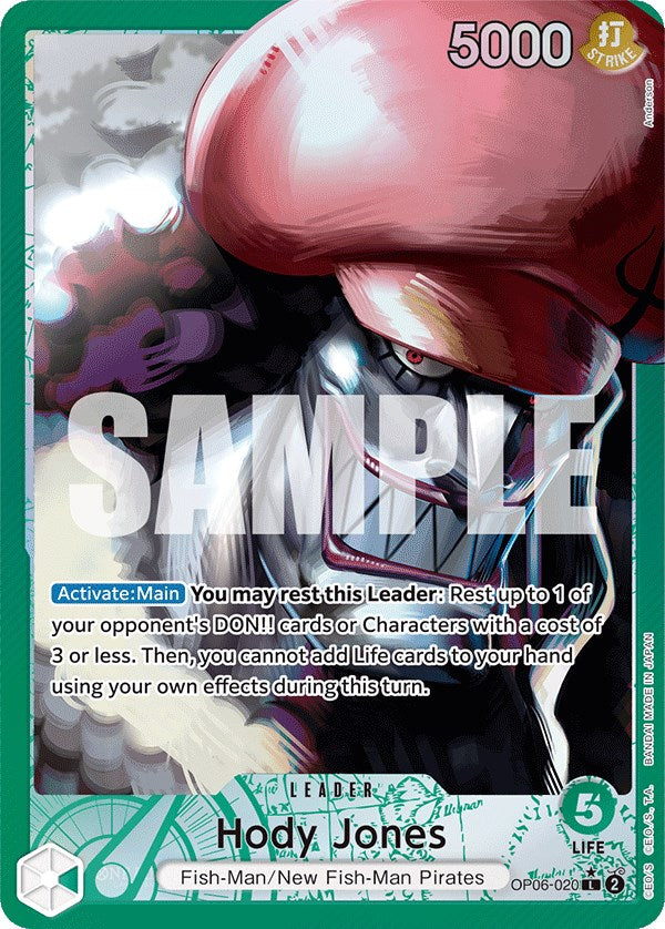 Hody Jones (Alternate Art) [Wings of the Captain] op06-020