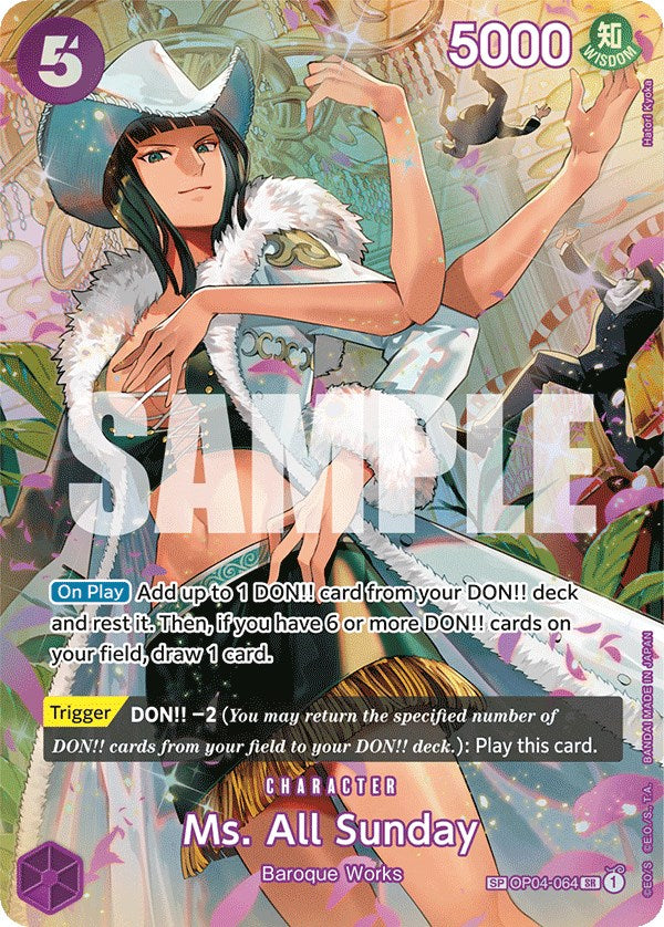 Ms. All Sunday (SP) [Wings of the Captain] op04-064