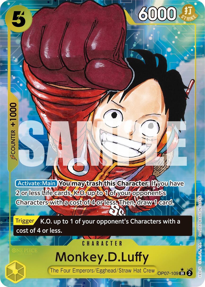 Monkey.D.Luffy (109) (Parallel) [500 Years in the Future] OP07-109