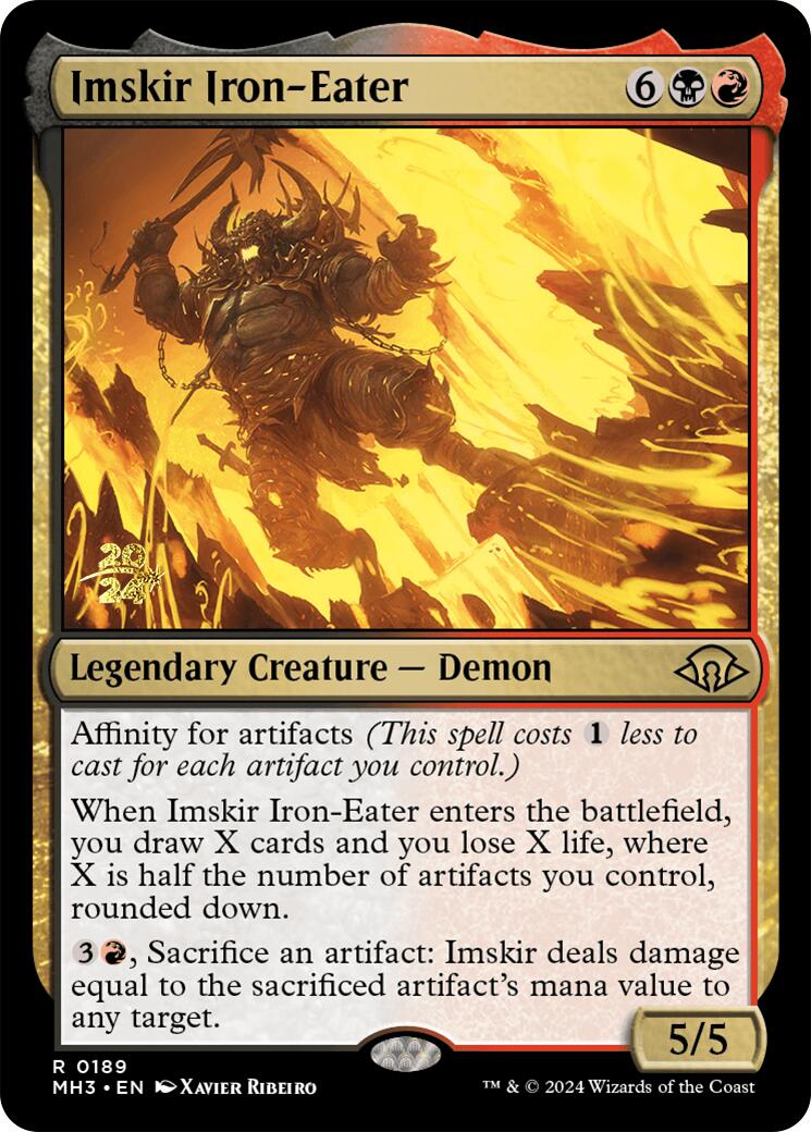Imskir Iron-Eater [Modern Horizons 3 Prerelese Promos]