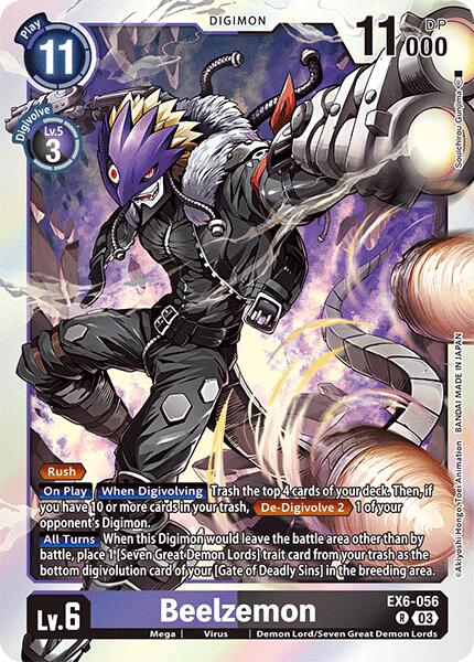 erumon様 Beelzemon [EX6-056] [Infernal Ascension] – Dungeon Comics & Cards
