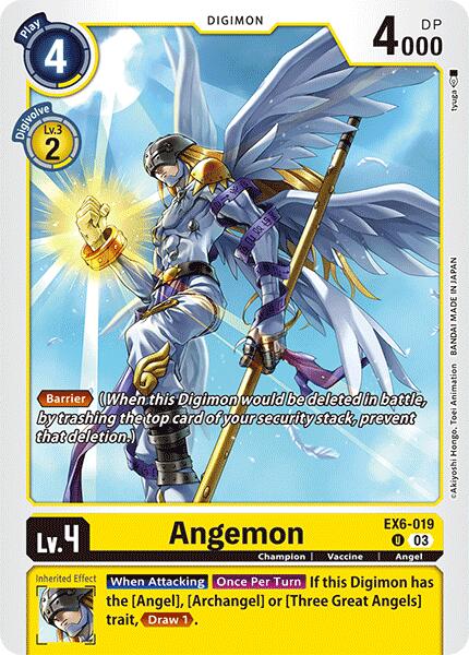 Angemon [EX6-019] [Infernal Ascension] – Dungeon Comics & Cards