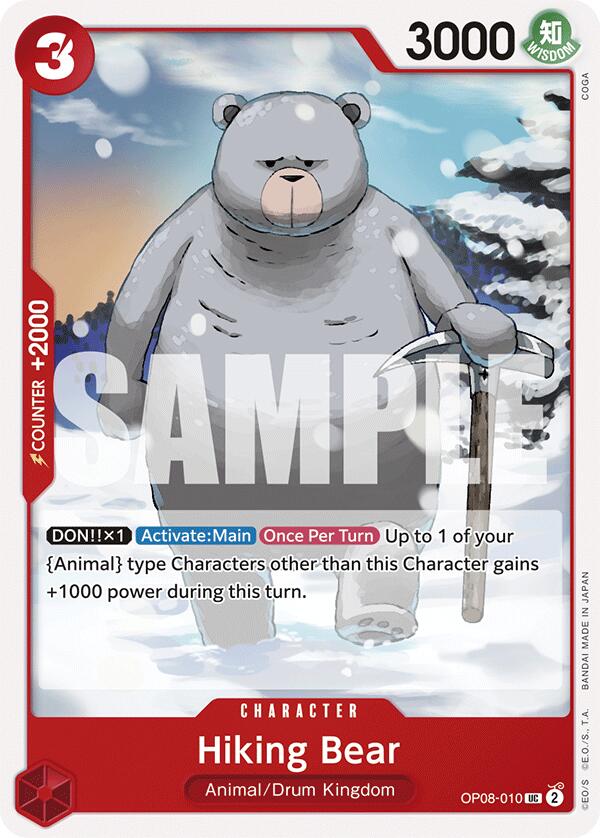 Hiking Bear [Two Legends] op08-010