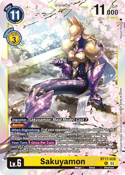 Sakuyamon [BT17-038] [Secret Crisis] – Dungeon Comics & Cards