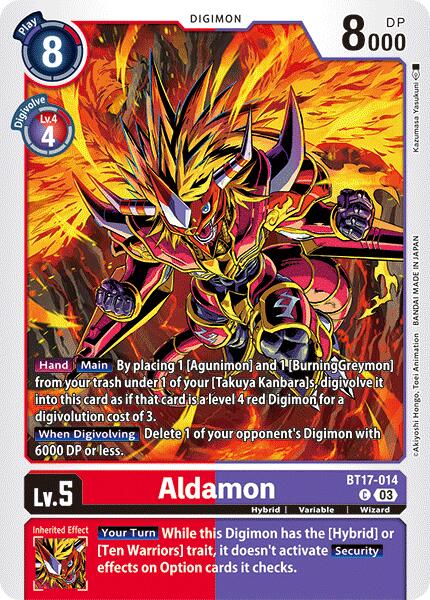 Aldamon [BT17-014] [Secret Crisis] – Dungeon Comics & Cards