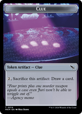 Thopter (0020) // Clue (0014) Double-Sided Token [Murders at Karlov Manor Tokens]