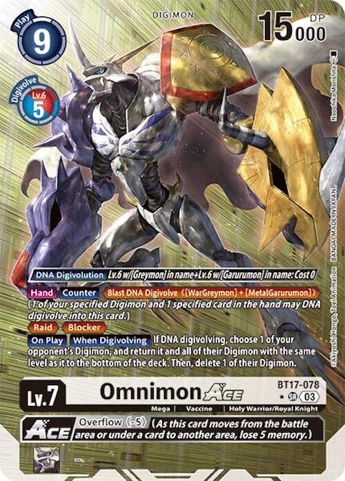 その他 Beyond Telemon Seath Omnimon ACE [BT17-078] (Alternate Art) [Secret Crisis