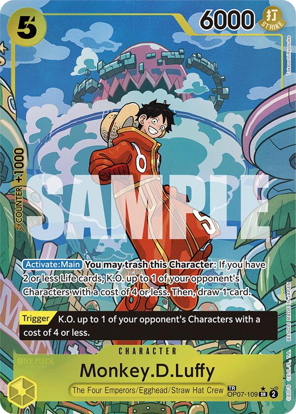 Monkey.D.Luffy (SP) [Two Legends] op07-109