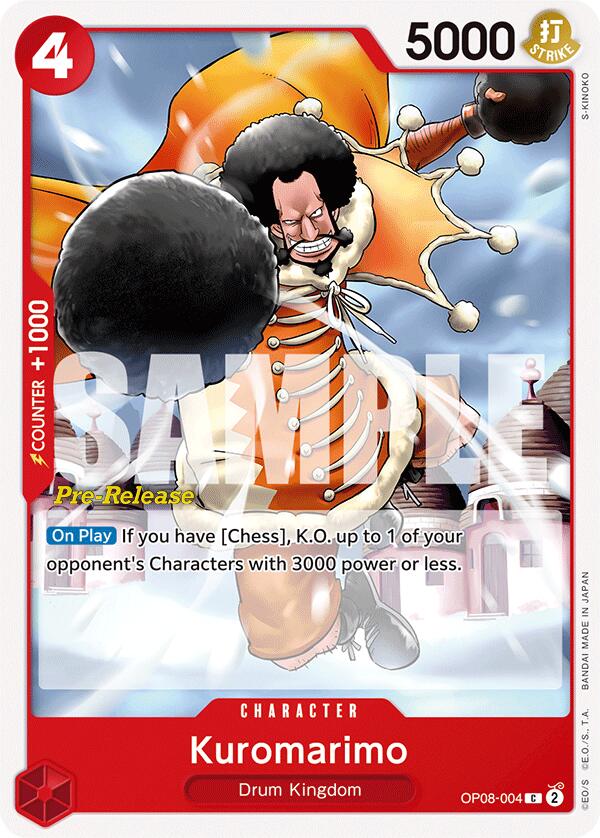 Kuromarimo [Two Legends Pre-Release Cards] op08-004