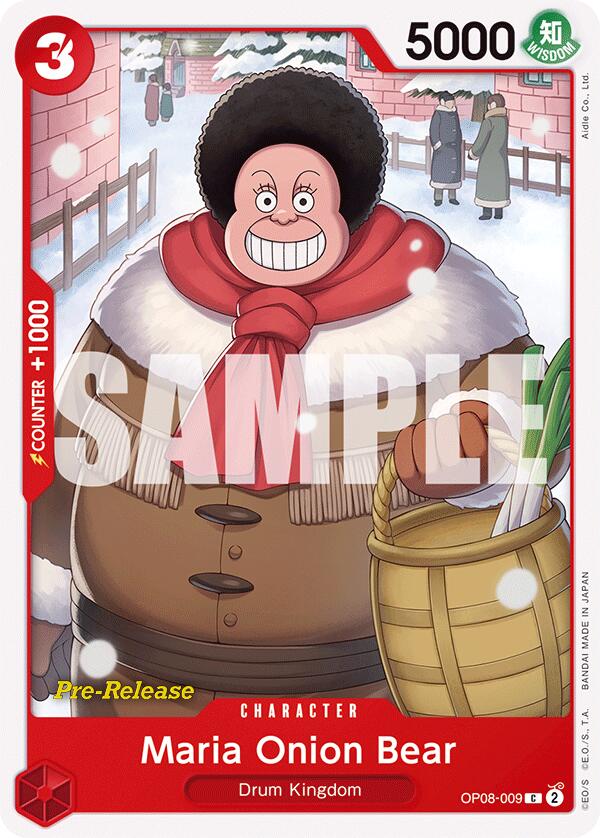 Maria Onion Bear [Two Legends Pre-Release Cards] op08-009