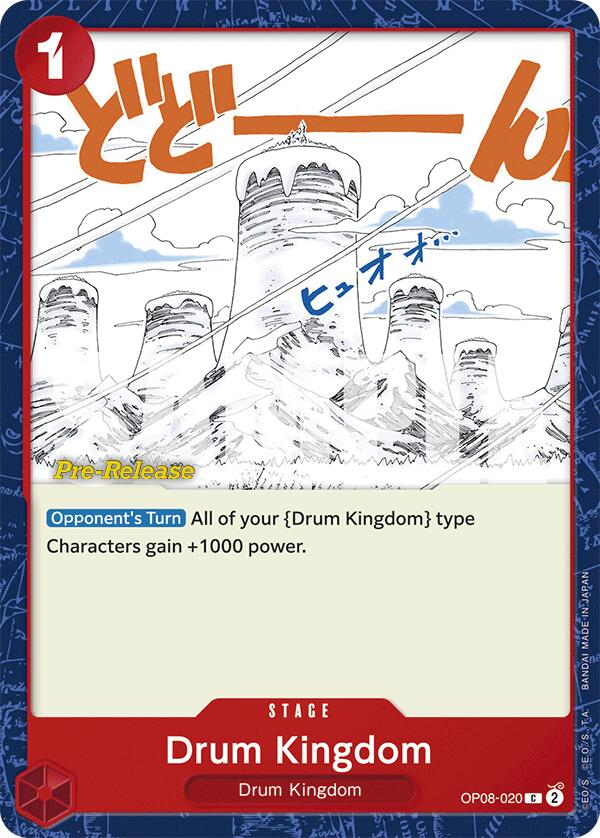Drum Kingdom [Two Legends Pre-Release Cards] op08-020