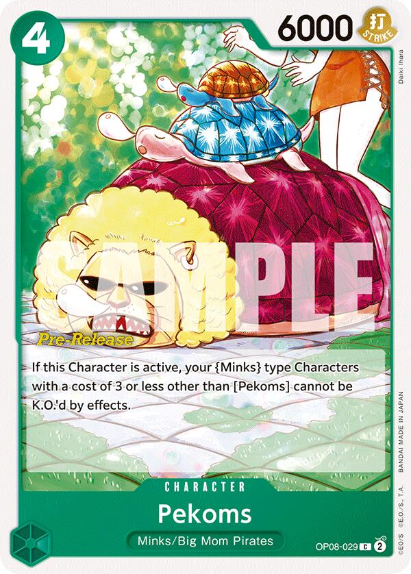 Pekoms [Two Legends Pre-Release Cards] op08-029