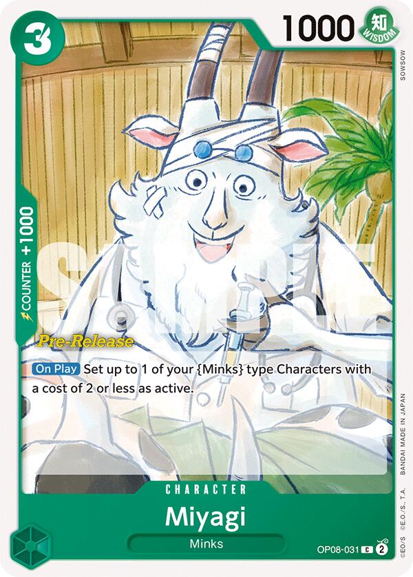 Miyagi [Two Legends Pre-Release Cards] op08-031