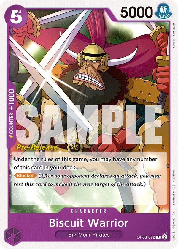 Biscuit Warrior [Two Legends Pre-Release Cards] op08-072