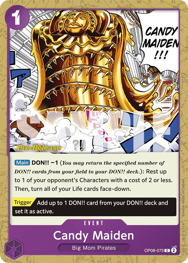Candy Maiden [Two Legends Pre-Release Cards] op08-075