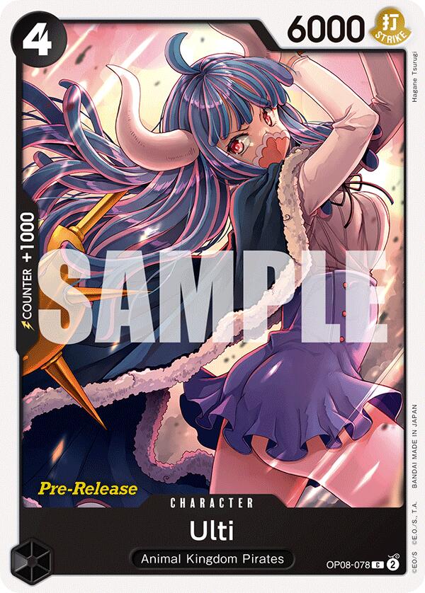 Ulti [Two Legends Pre-Release Cards] op08-078