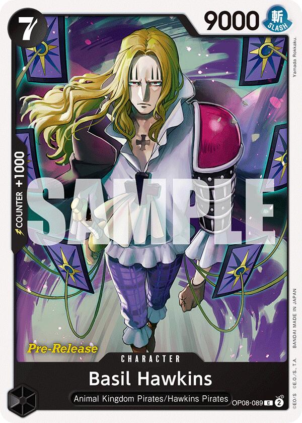 Basil Hawkins [Two Legends Pre-Release Cards] op08-089