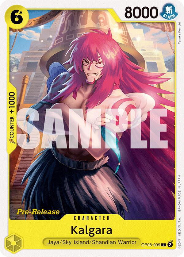 Kalgara [Two Legends Pre-Release Cards] op08-099