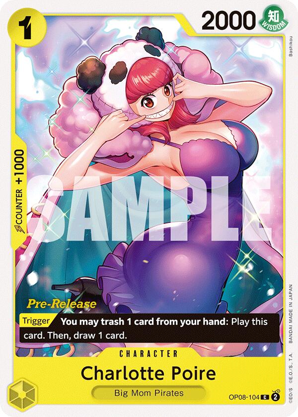Charlotte Poire [Two Legends Pre-Release Cards] op08-104