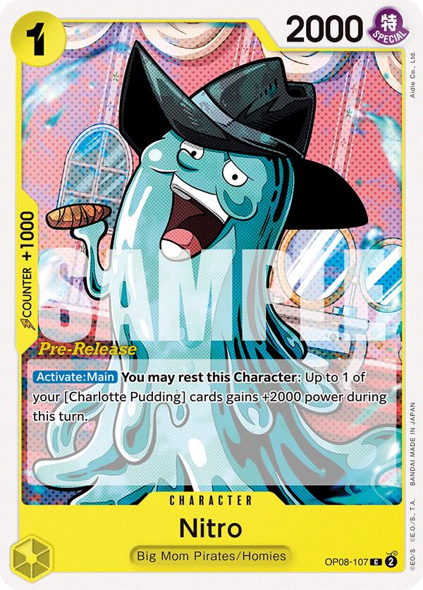 Nitro [Two Legends Pre-Release Cards] op08-107
