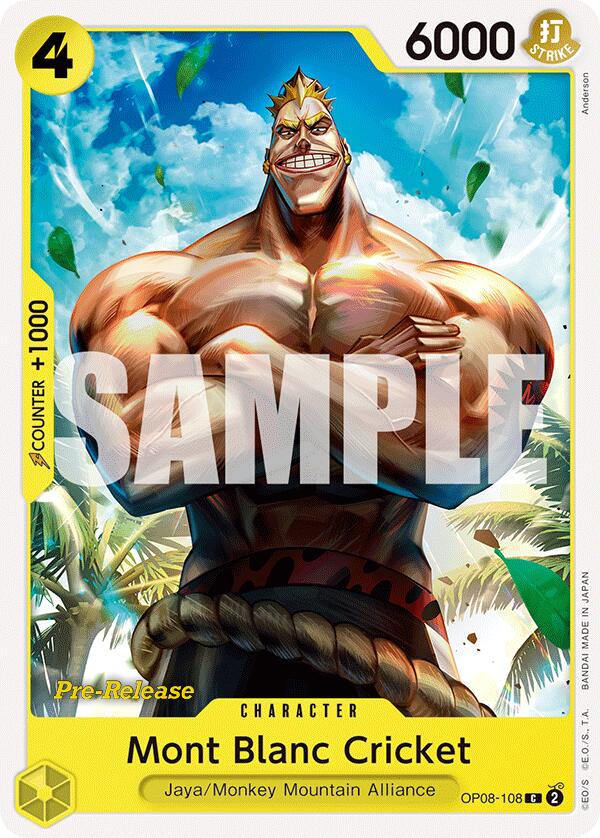 Mont Blanc Cricket [Two Legends Pre-Release Cards] op08-108