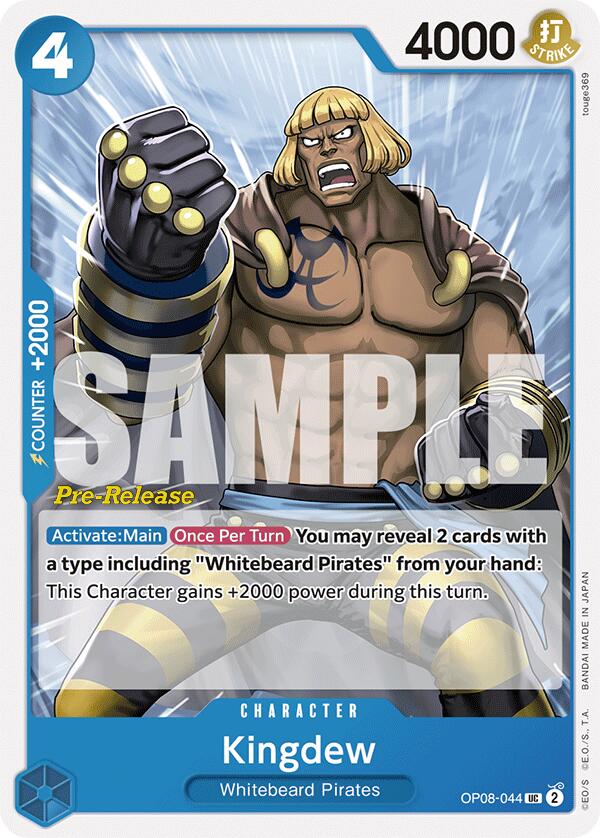 Kingdew [Two Legends Pre-Release Cards] op08-044