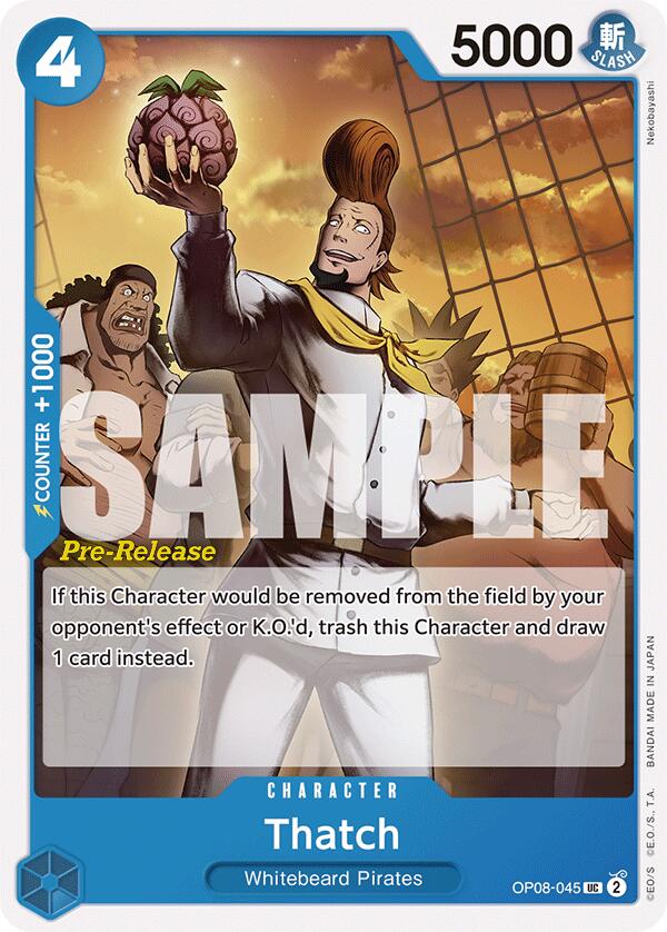 Thatch [Two Legends Pre-Release Cards] op08-045