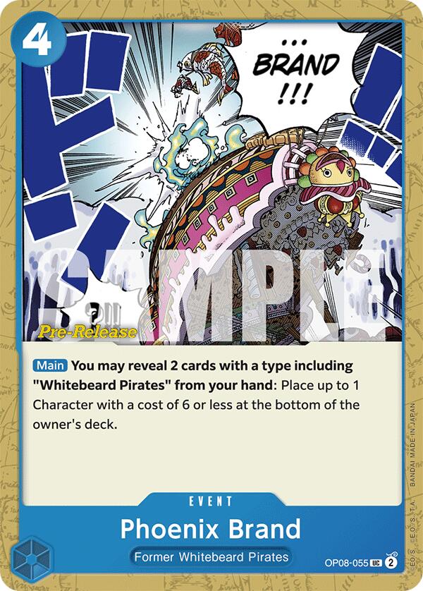 Phoenix Brand [Two Legends Pre-Release Cards] op08-055