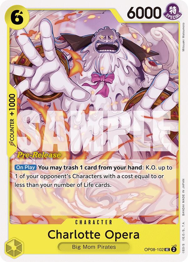 Charlotte Opera [Two Legends Pre-Release Cards] op08-102