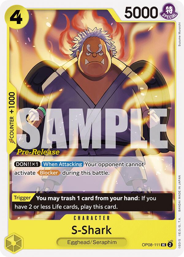 S-Shark [Two Legends Pre-Release Cards] op08-111