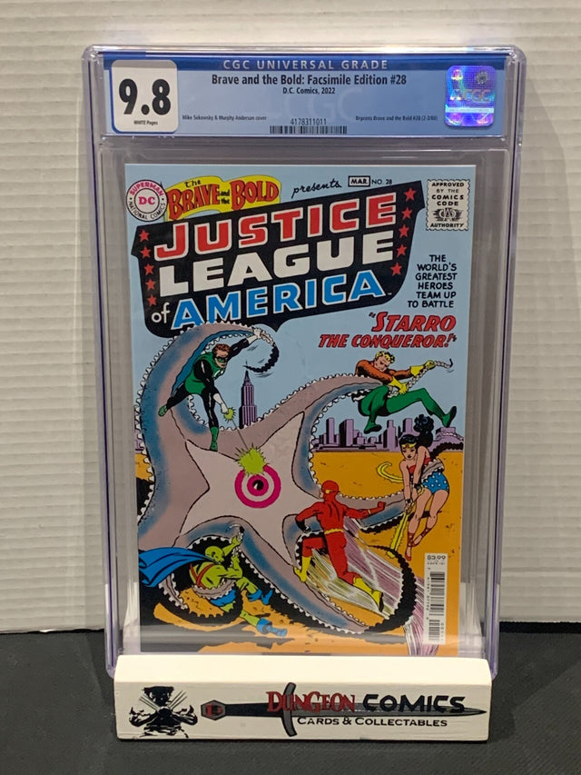 Brave and the Bold # 28 CGC 9.8 Facsimile 1st App of the Justice League [GC-20]