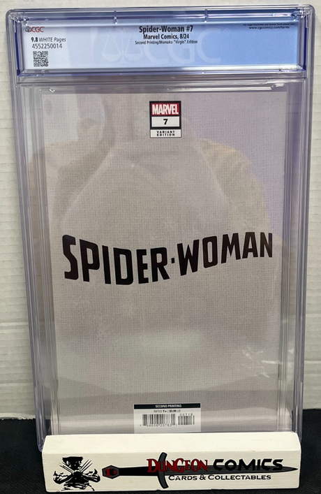 Spider-Woman # 7 Momoko 2nd Print Virgin 1:25 Cover CGC 9.8 Marvel 2024 [CR]