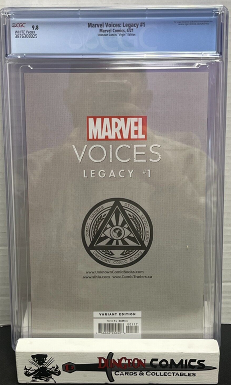 Marvel Voices: Legacy # 1 Unknown Comics Virgin Variant CGC 9.8 2021 [EM1]