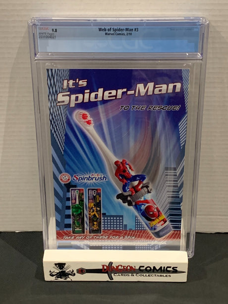 Web Of Spider-Man # 3 CGC 9.8 2010 Rhino Spider-Girl [GC20]