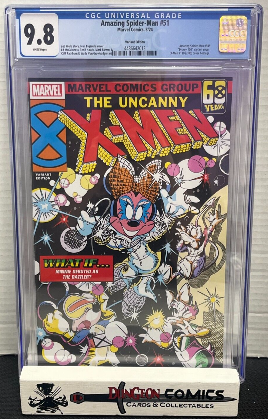 Amazing Spider-Man # 51 CGC 9.8 Bigarella DISNEY What If Variant [GC38]