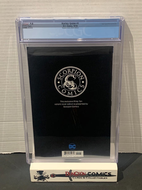 Harley Quinn # 1 CGC 9.8 Scorpion Comics Sketch Edition DC 2016 [GC41]