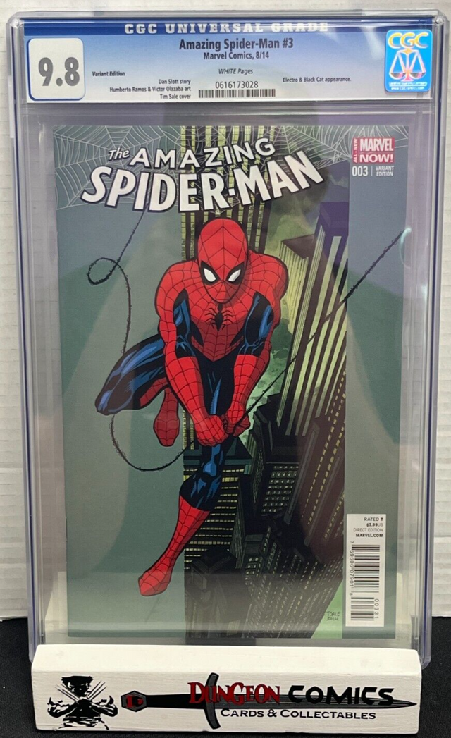 The Amazing Spider-Man # 3 Tim Sale Variant Cover CGC 9.8 2014 [GC20]
