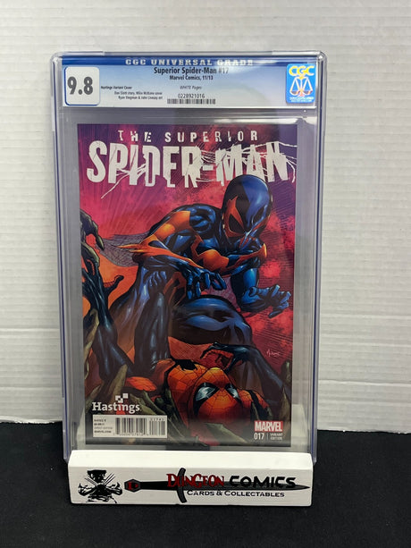 Superior Spider-Man # 17 Hastings Variant Cover CGC 9.8 2013 [GC34]