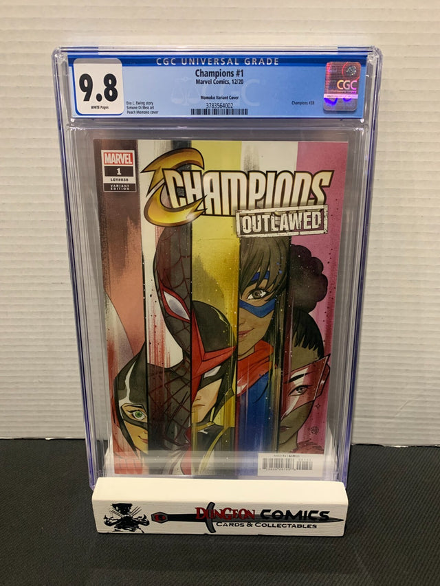 Champions Outlawed # 1 Momoko 1:50 Variant Cover CGC 9.8 Marvel 2020 [GC41]