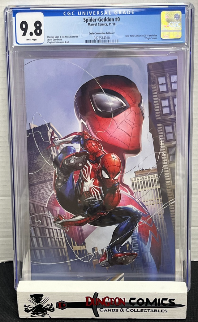 Spider-Geddon # 0 NYCC Variant Cover CGC 9.8 2018 [EM3]