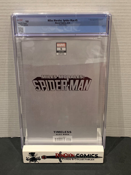 Miles Morales: Spider-Man # 5 CGC 9.8 Alex Ross Timeless Variant Cover [GC34]