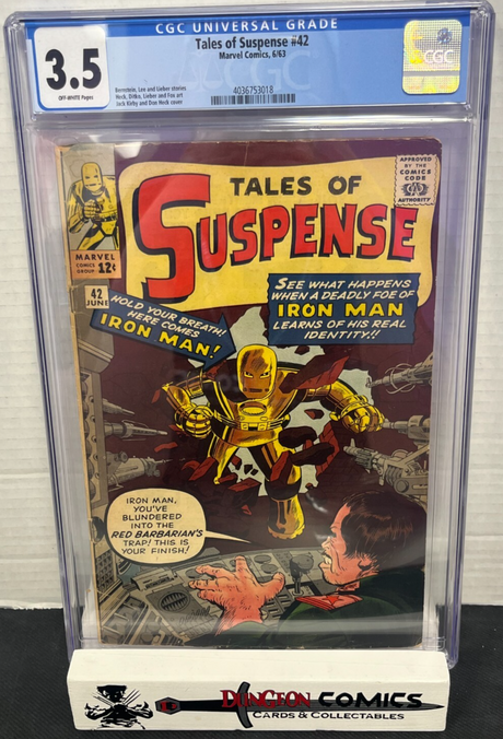 Tales Of Suspense # 42 CGC 3.5 Marvel 1963 4th Appearance Of Iron Man [CR]