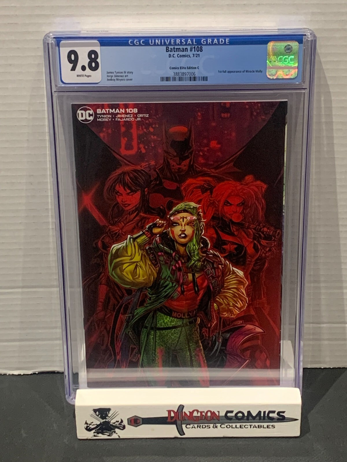 Batman # 108 Comics Elite Cover C CCGC 9.8 1st Full App of Miracle Molly [GC28]