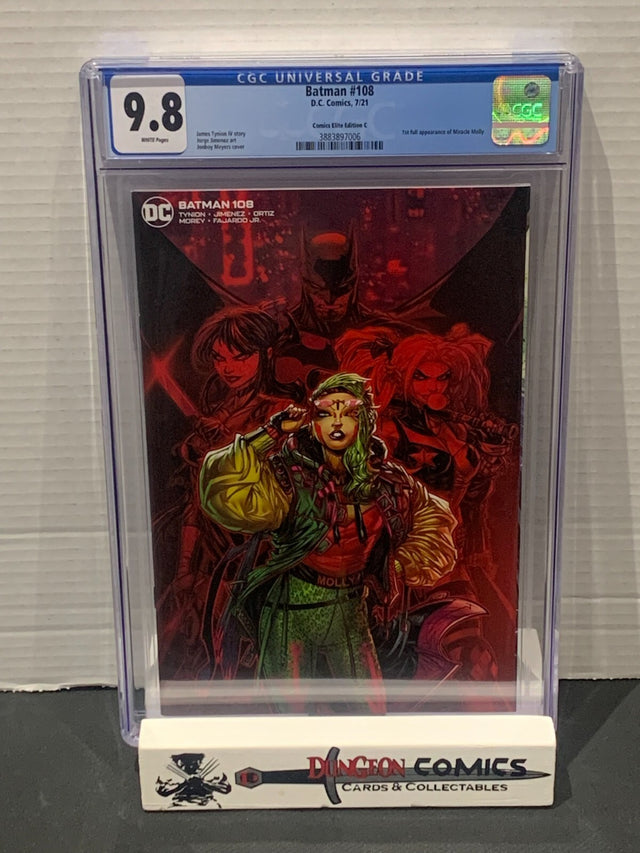 Batman # 108 Comics Elite Cover C CCGC 9.8 1st Full App of Miracle Molly [GC28]