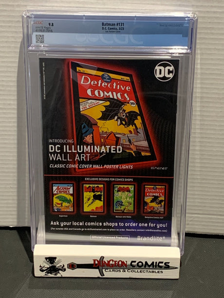 Batman # 131 CGC 9.8 Cover C Stanley Lau Artgerm Variant [GC6]