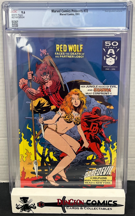 Marvel Comics Presents # 72 Cover A CGC 9.6 Marvel 1991 Origin Wolverine [CR]