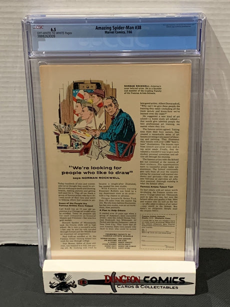 Amazing Spider-Man # 38 CGC 6.5 1966 2nd Cameo App Of Mary Jane